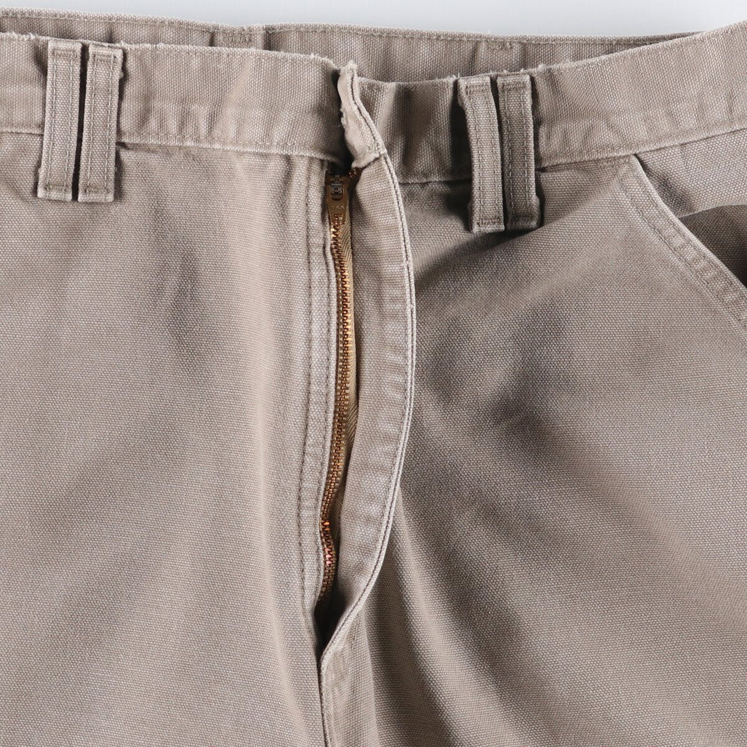 90'S Carhartt Duck Work Shorts, Men's, Size W35, Vintage cotton gray type Vintage Second Hand