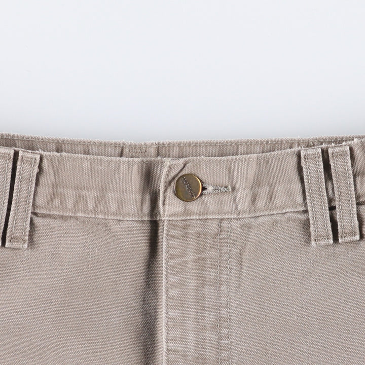 90'S Carhartt Duck Work Shorts, Men's, Size W35, Vintage cotton gray type Vintage Second Hand