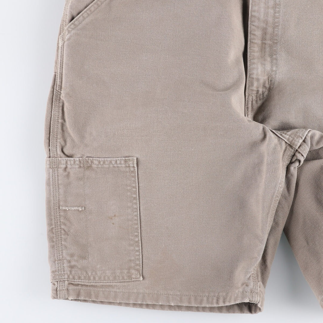 90'S Carhartt Duck Work Shorts, Men's, Size W35, Vintage cotton gray type Vintage Second Hand