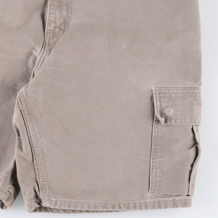 90'S Carhartt Duck Work Shorts, Men's, Size W35, Vintage cotton gray type Vintage Second Hand
