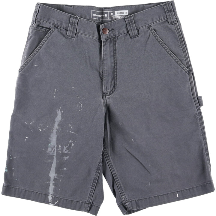 Carhartt Relaxed Fit Painter Shorts, Men's, Size W31 (Duck) cotton gray type Vintage Second Hand
