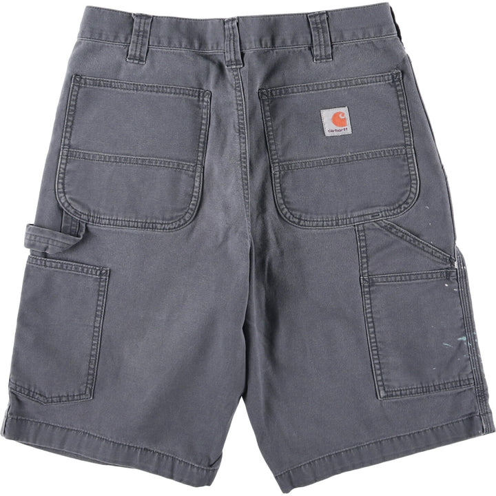 Carhartt Relaxed Fit Painter Shorts, Men's, Size W31 (Duck) cotton gray type Vintage Second Hand