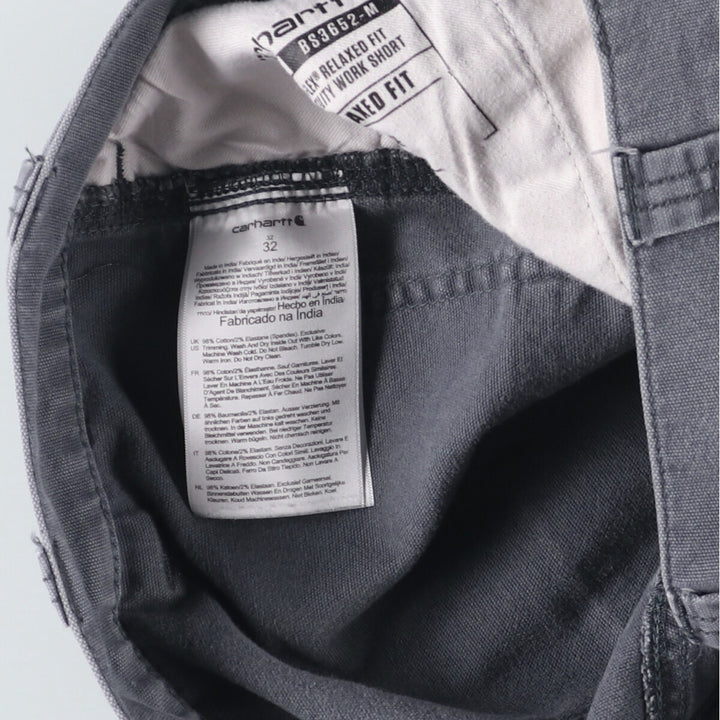 Carhartt Relaxed Fit Painter Shorts, Men's, Size W31 (Duck) cotton gray type Vintage Second Hand