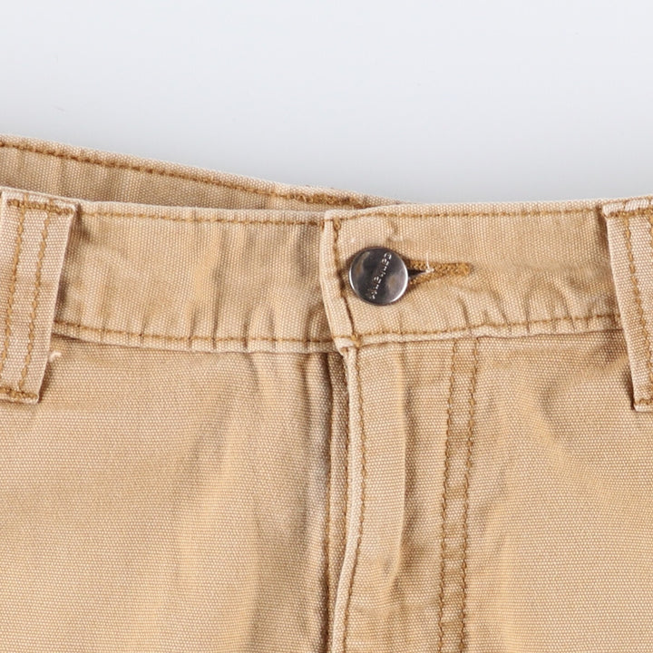 Carhartt Relaxed Fit Duck Painter Shorts, Shorts, Men's, W34 equivalent cotton ocher yellow type Vintage Second Hand