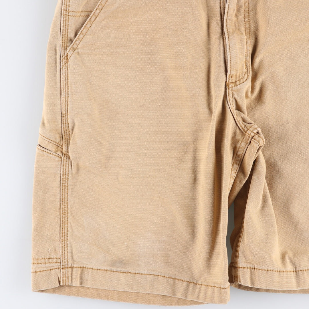 Carhartt Relaxed Fit Duck Painter Shorts, Shorts, Men's, W34 equivalent cotton ocher yellow type Vintage Second Hand