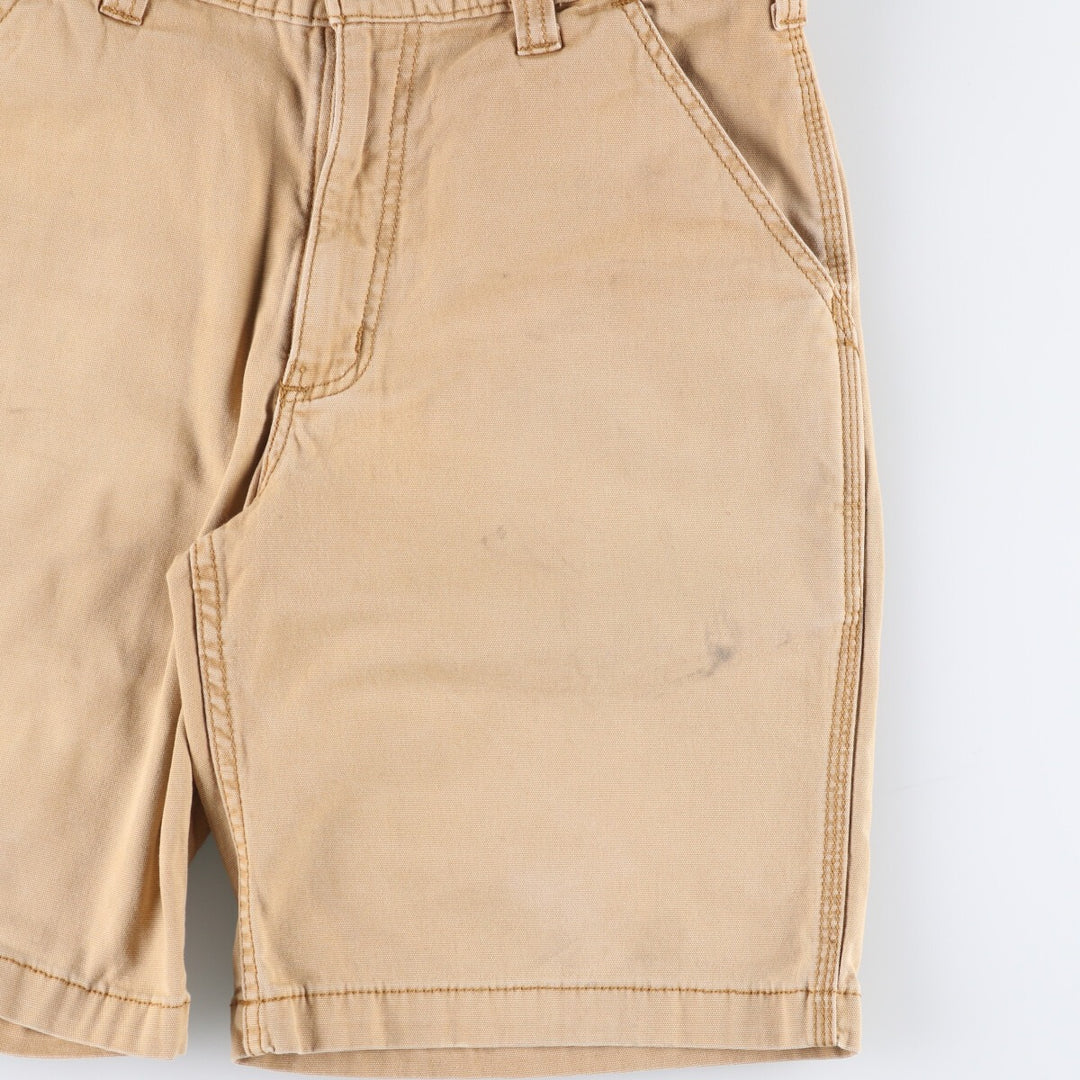 Carhartt Relaxed Fit Duck Painter Shorts, Shorts, Men's, W34 equivalent cotton ocher yellow type Vintage Second Hand