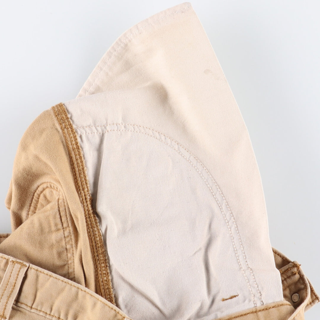 Carhartt Relaxed Fit Duck Painter Shorts, Shorts, Men's, W34 equivalent cotton ocher yellow type Vintage Second Hand