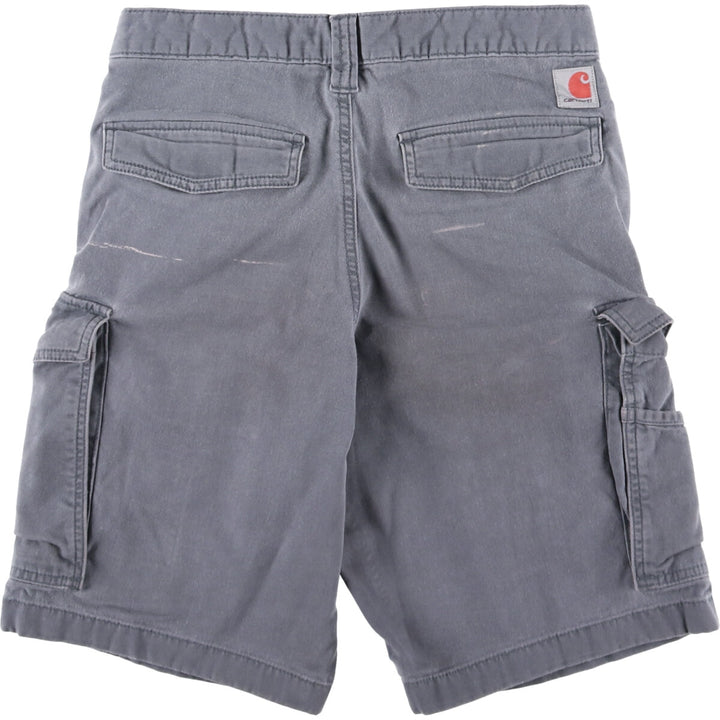 Carhartt Relaxed Fit Duck Cargo Shorts, Men's Size W30 cotton gray type Vintage Second Hand