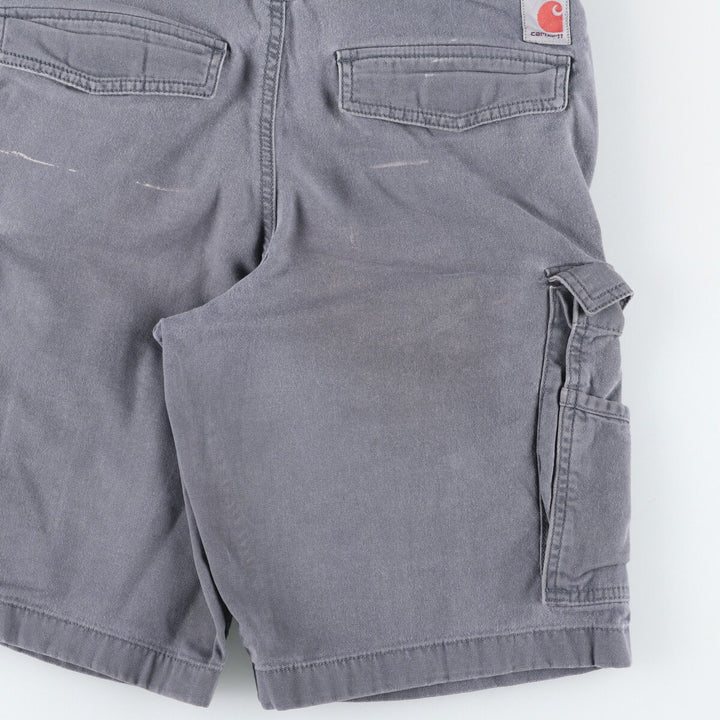 Carhartt Relaxed Fit Duck Cargo Shorts, Men's Size W30 cotton gray type Vintage Second Hand