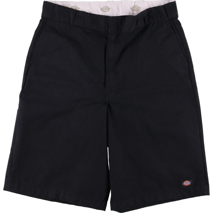 Dickies Stripe Pattern Work Shorts, Men's, Size W36 polyester black type Vintage Second Hand