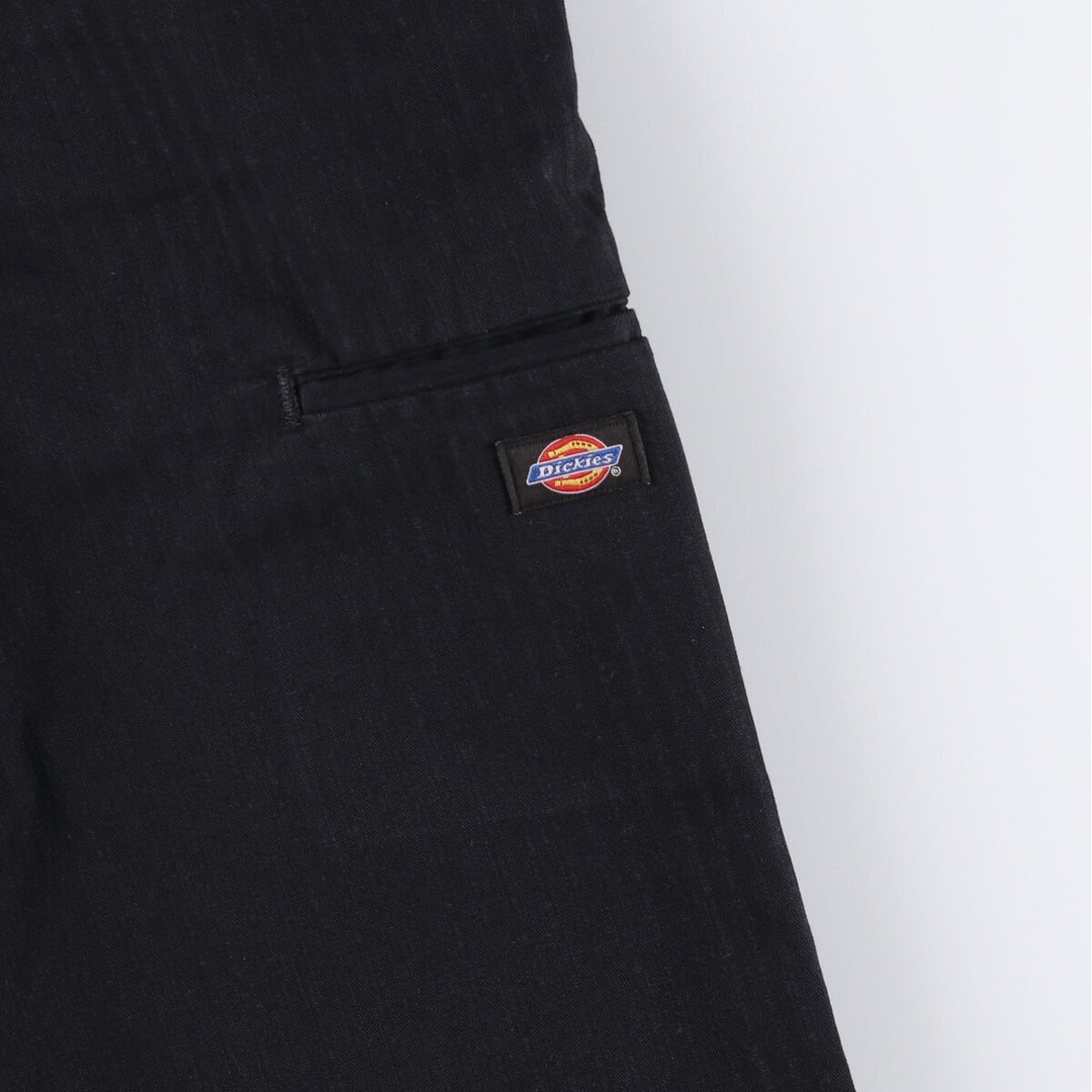 Dickies Stripe Pattern Work Shorts, Men's, Size W36 polyester black type Vintage Second Hand