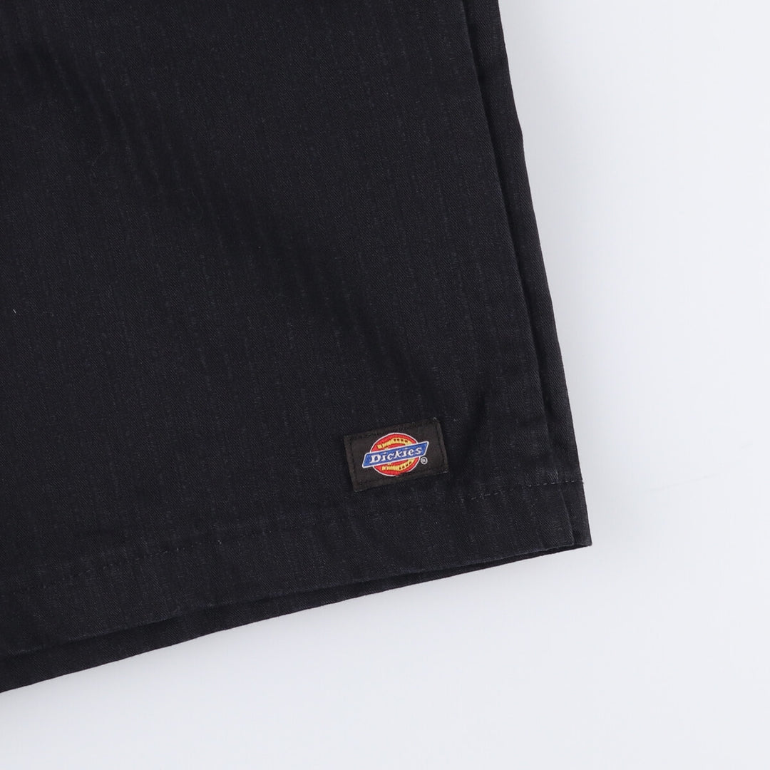 Dickies Stripe Pattern Work Shorts, Men's, Size W36 polyester black type Vintage Second Hand