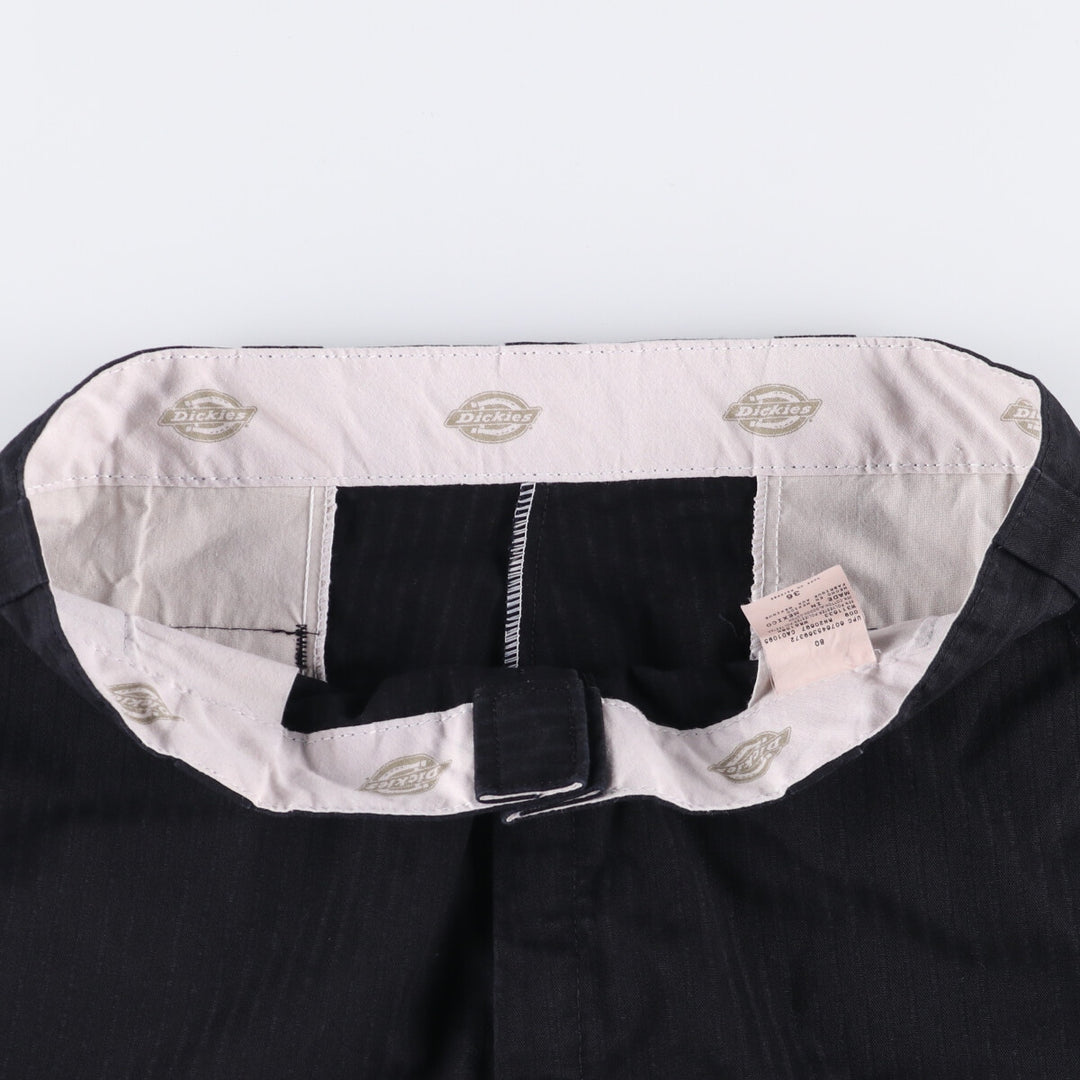 Dickies Stripe Pattern Work Shorts, Men's, Size W36 polyester black type Vintage Second Hand
