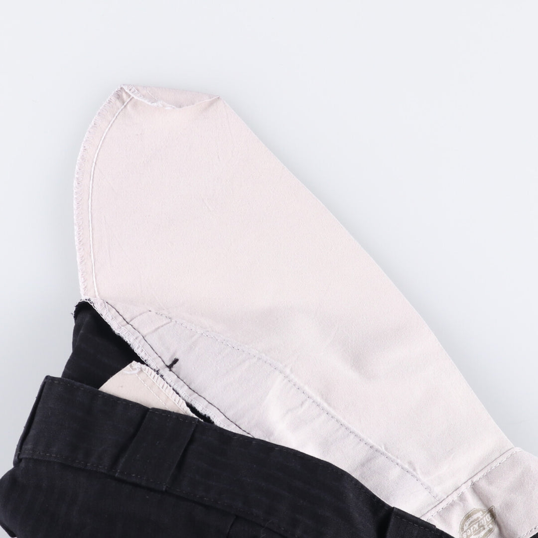 Dickies Stripe Pattern Work Shorts, Men's, Size W36 polyester black type Vintage Second Hand