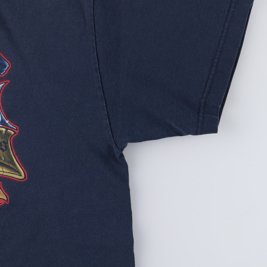 Orange County Choppers Motorcycle T-Shirt, Men's Size L cotton navy blue type Vintage Second Hand