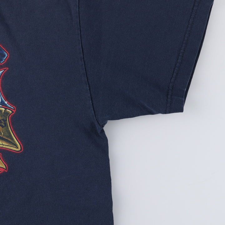 Orange County Choppers Motorcycle T-Shirt, Men's Size L cotton navy blue type Vintage Second Hand