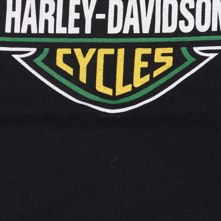 Harley-Davidson Motorcycle Bike T-shirt, Men's XL size cotton black type Vintage Second Hand
