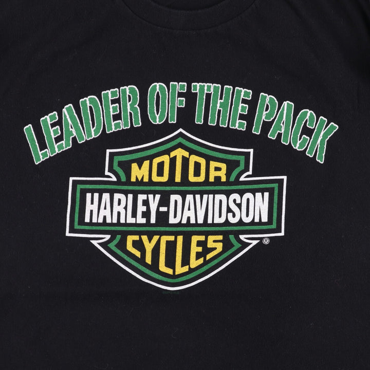 Harley-Davidson Motorcycle Bike T-shirt, Men's XL size cotton black type Vintage Second Hand