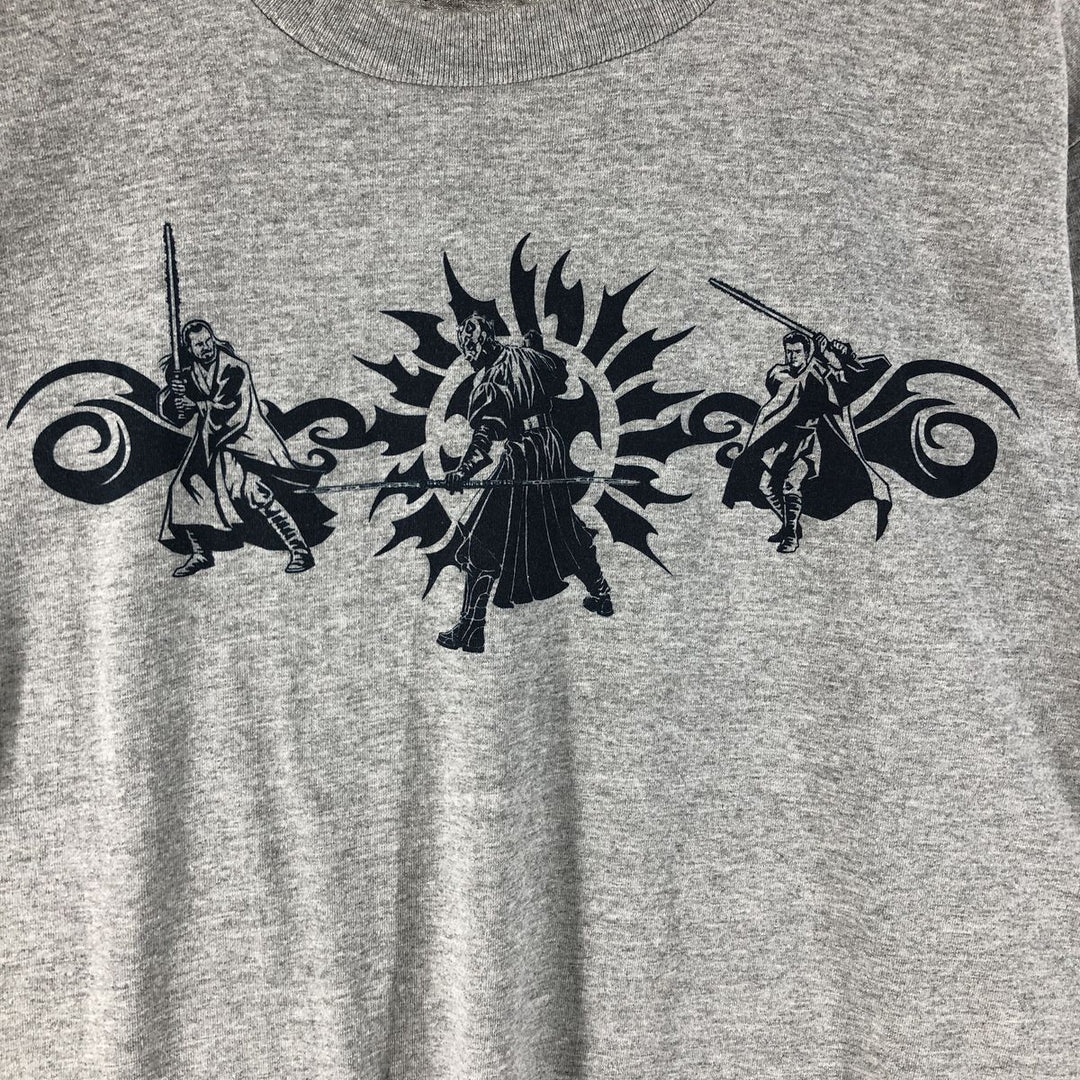 STAR WARS Star Wars Movie T-Shirt Made in USA Men's XL cotton black type Vintage Second Hand