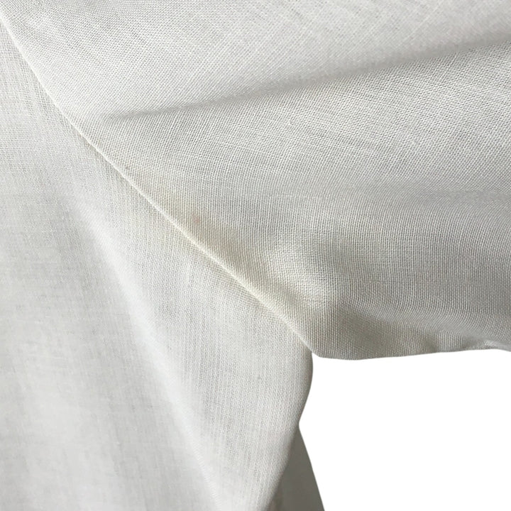 70'S Gunne Sax Gunnies stand-up collar long sleeve ruffle blouse for women size S polyester white type Vintage Second Hand