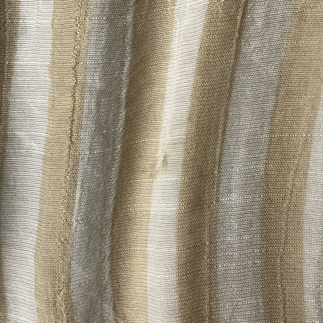 ZAC and RACHEL Long Sleeve Striped Shirt Roll-up Shirt Women's Size S polyester white type Vintage Second Hand