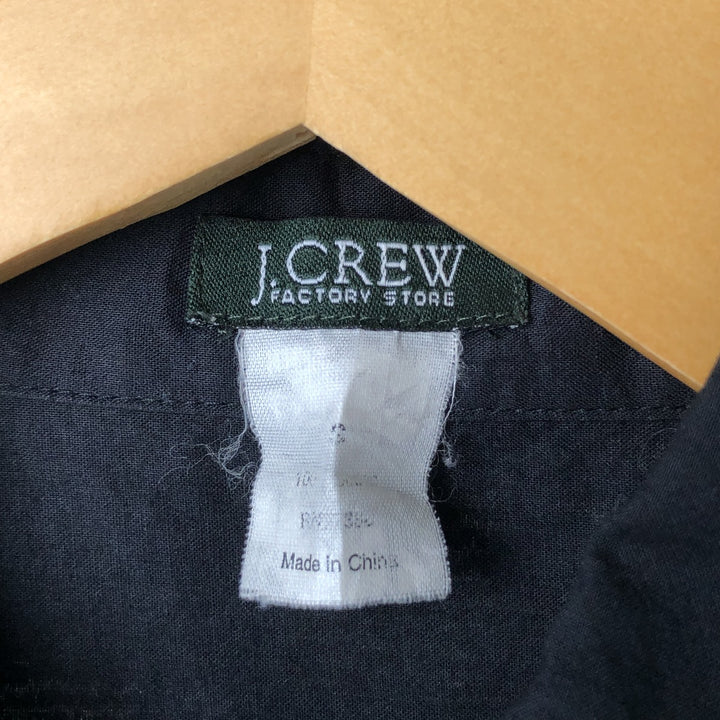 J.Crew Women's Long Sleeve Ruffle Blouse, Size Small unclear black type Vintage Second Hand