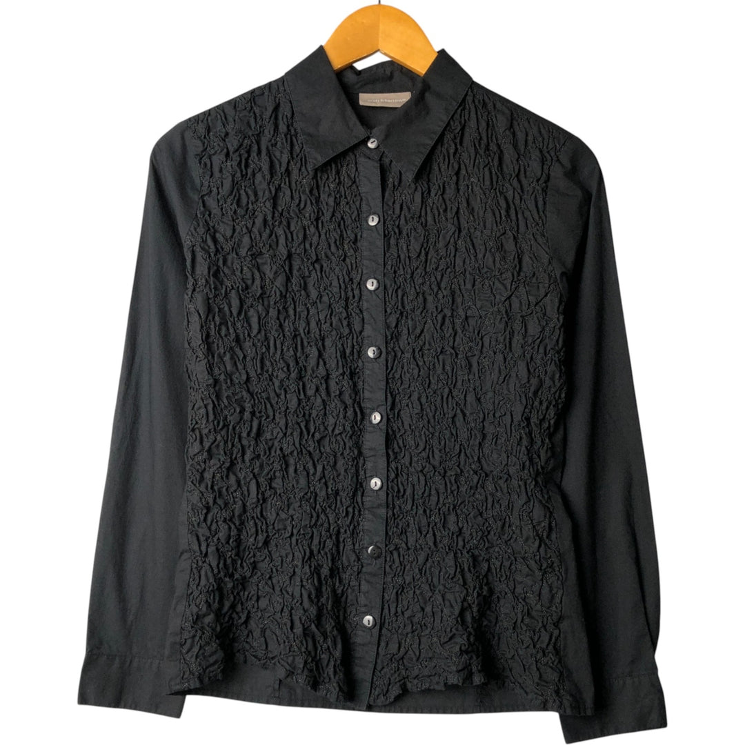 Craft & Barrow CROFT & BARROW Long Sleeve Blouse Women's Size S cotton black type Vintage Second Hand