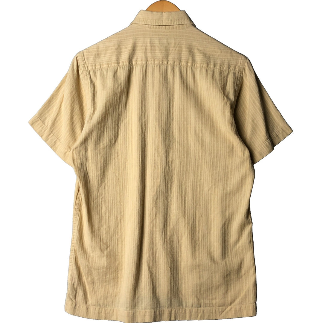 WEST COAST Short Sleeve Cotton Box Shirt, Men's Size Small cotton yellow type Vintage Second Hand