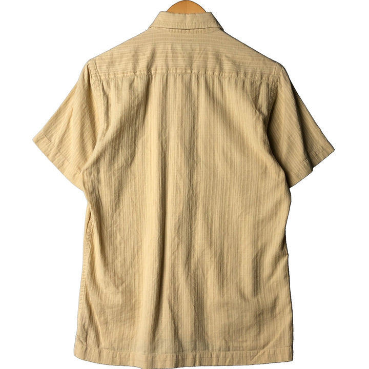 WEST COAST Short Sleeve Cotton Box Shirt, Men's Size Small cotton yellow type Vintage Second Hand