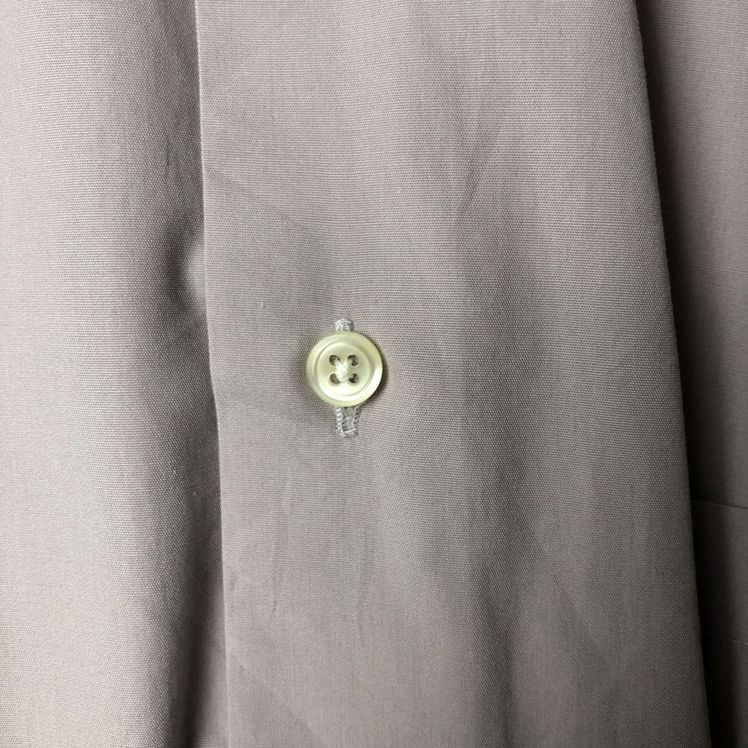 90'S Vintage Van Heusen Short Sleeve Polycotton Shirt, Men's XL polyester purple type Vintage Second Hand