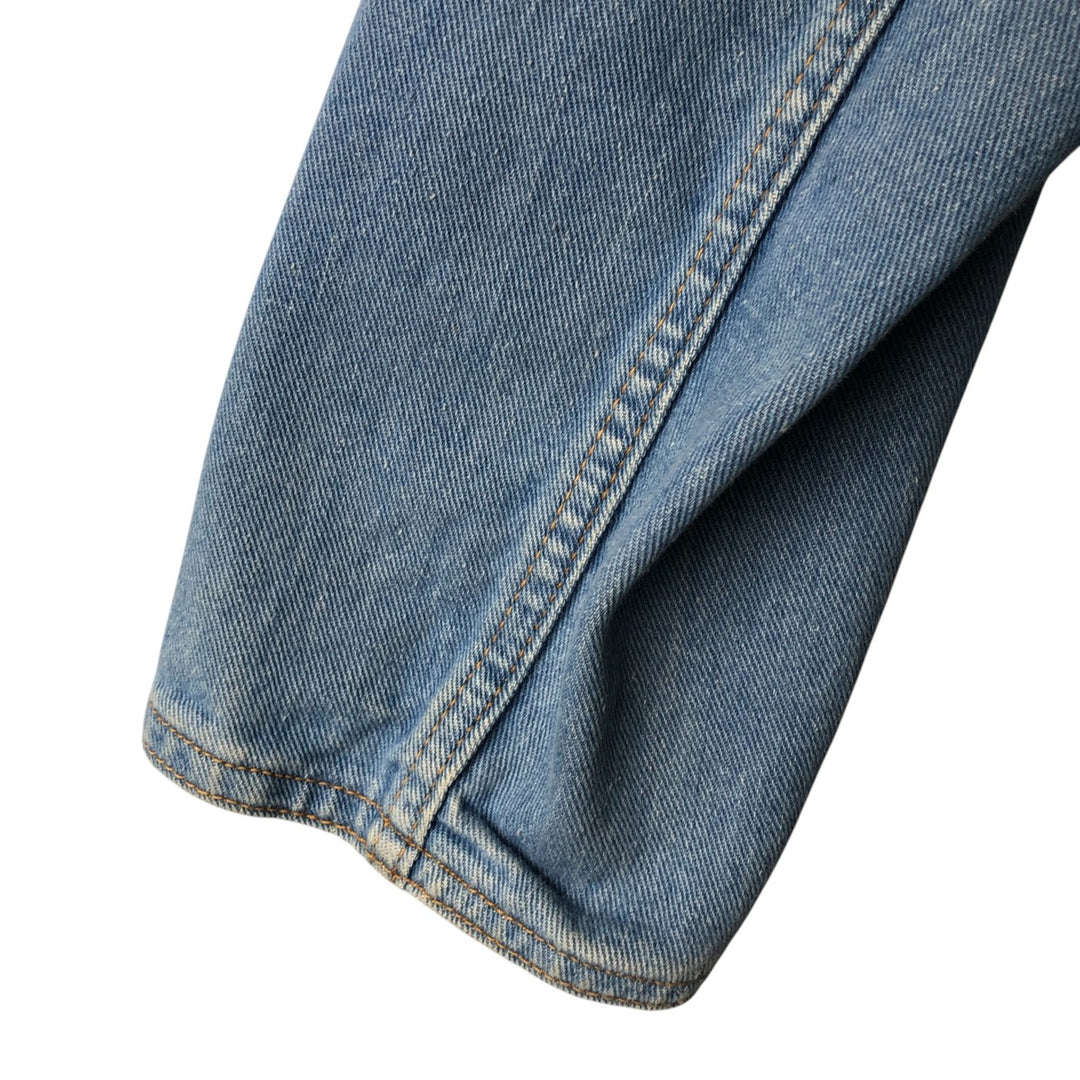 Vintage 1980'S Britannia denim tailored jacket, women's size XL cotton blue type Vintage Second Hand