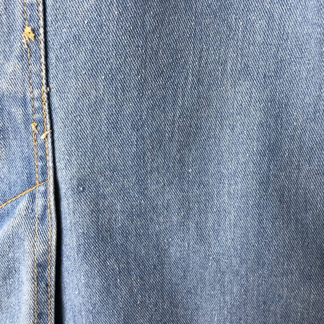 Vintage 1980'S Britannia denim tailored jacket, women's size XL cotton blue type Vintage Second Hand