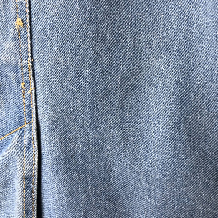 Vintage 1980'S Britannia denim tailored jacket, women's size XL cotton blue type Vintage Second Hand