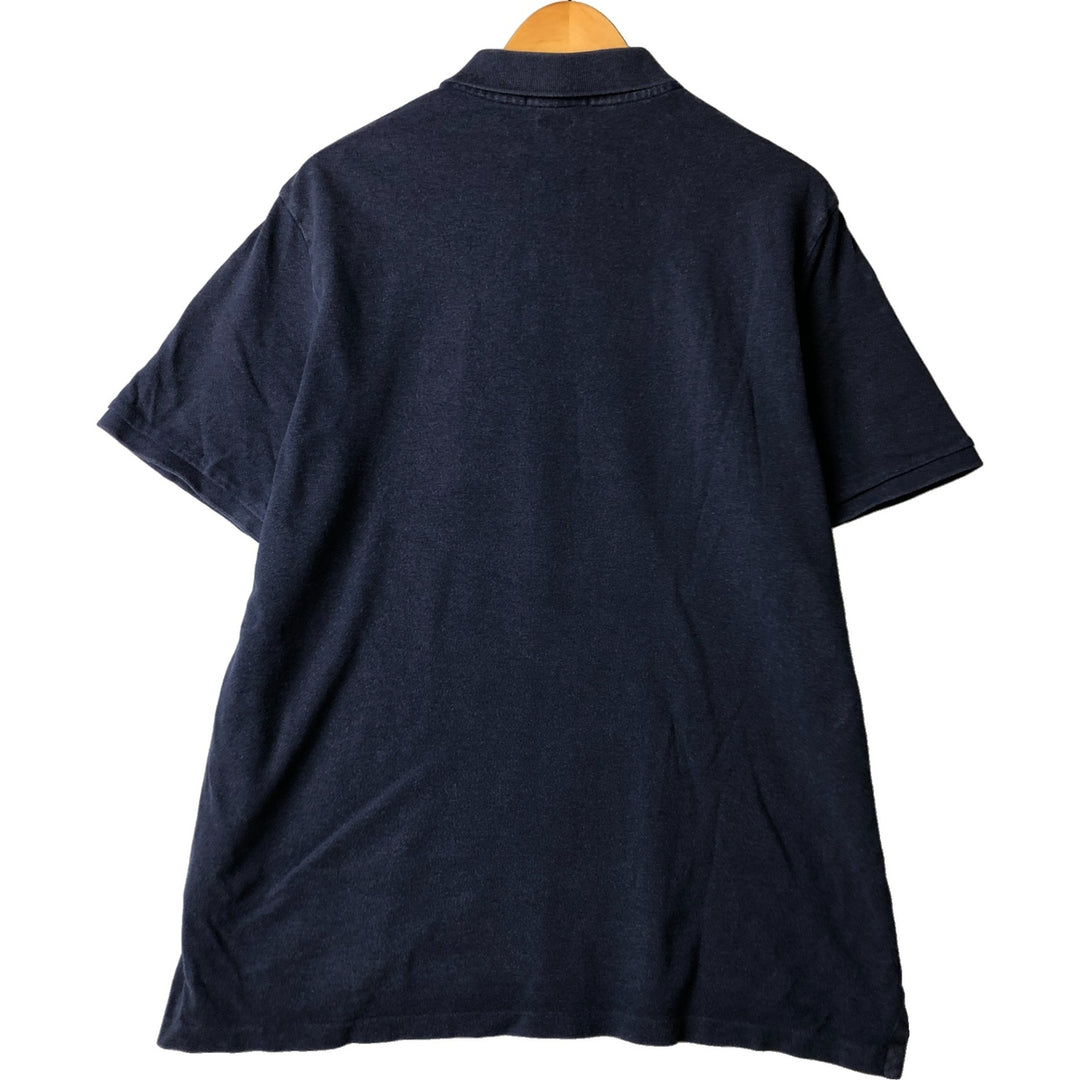 Ralph Lauren POLO RALPH LAUREN CLASSIC FIT short sleeve polo shirt men's XL equivalent cotton navy blue type Vintage Second Hand