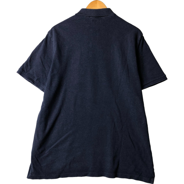 Ralph Lauren POLO RALPH LAUREN CLASSIC FIT short sleeve polo shirt men's XL equivalent cotton navy blue type Vintage Second Hand