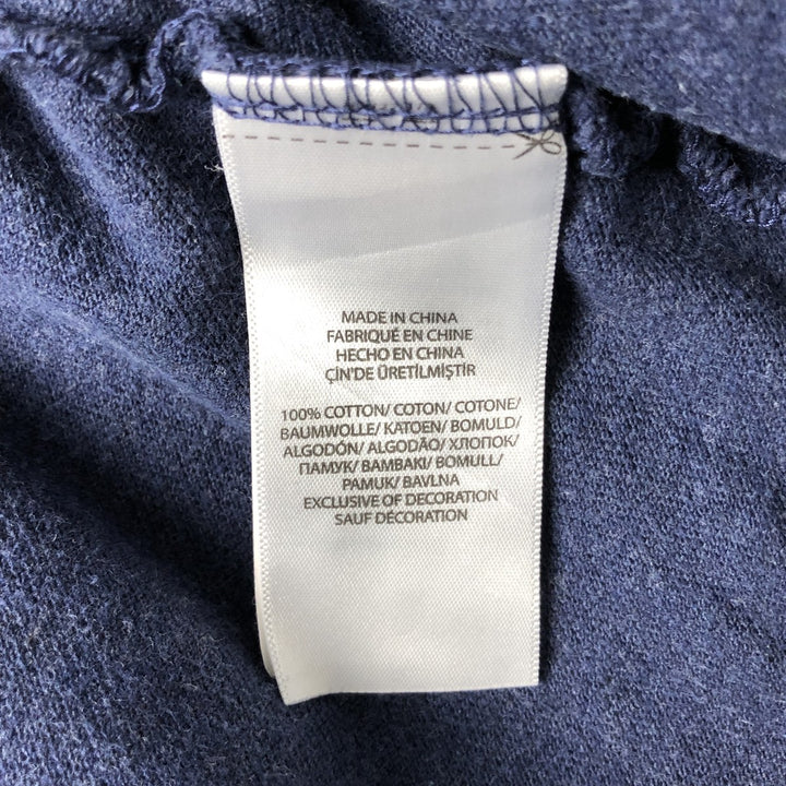 Ralph Lauren POLO RALPH LAUREN CLASSIC FIT short sleeve polo shirt men's XL equivalent cotton navy blue type Vintage Second Hand