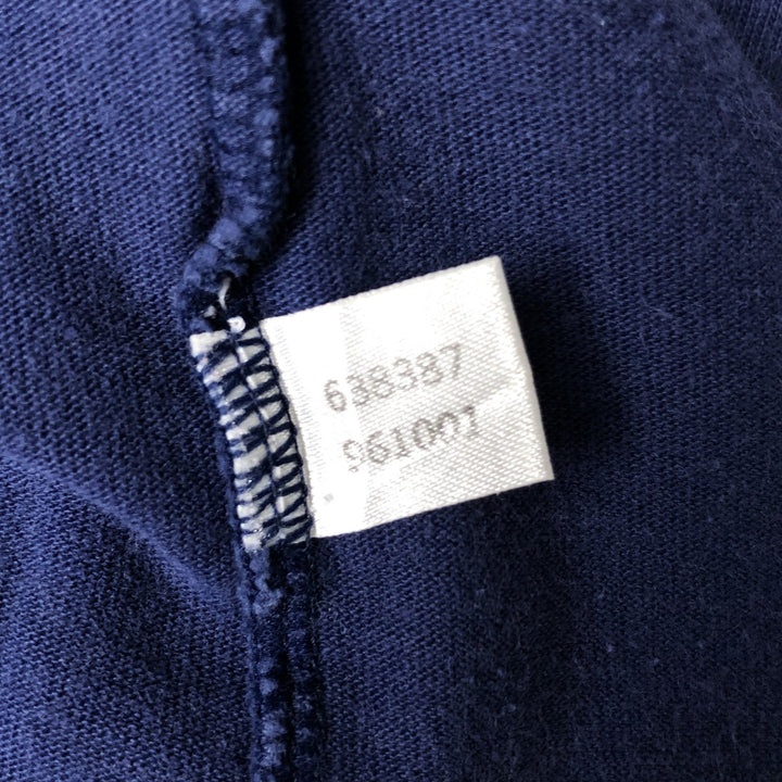 Adidas short-sleeved polo shirt, men's size S cotton navy blue type Vintage Second Hand