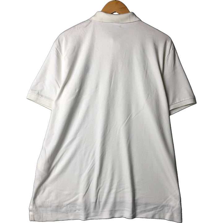Ralph Lauren POLO RALPH LAUREN short sleeve polo shirt men's XL equivalent cotton white type Vintage Second Hand