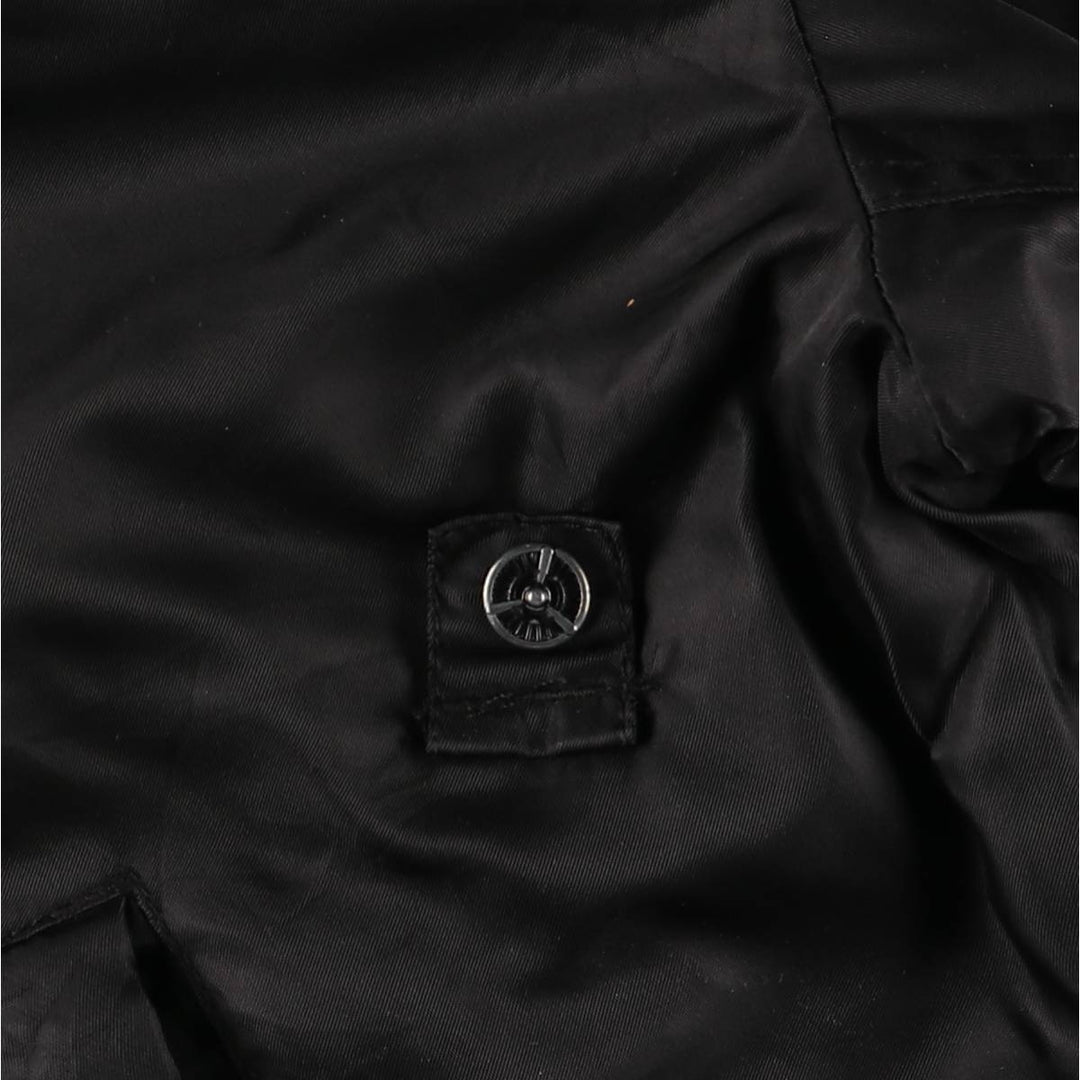 Civilian TOP GUN B-15 Type Padded Military Flight Jacket, Men's Size XL Nylon black type Vintage Second Hand