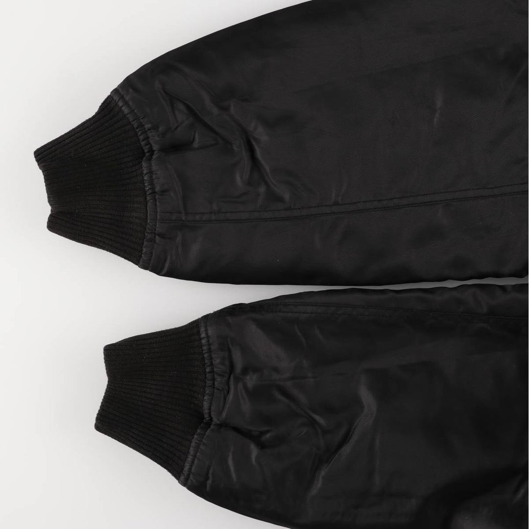 Civilian TOP GUN B-15 Type Padded Military Flight Jacket, Men's Size XL Nylon black type Vintage Second Hand