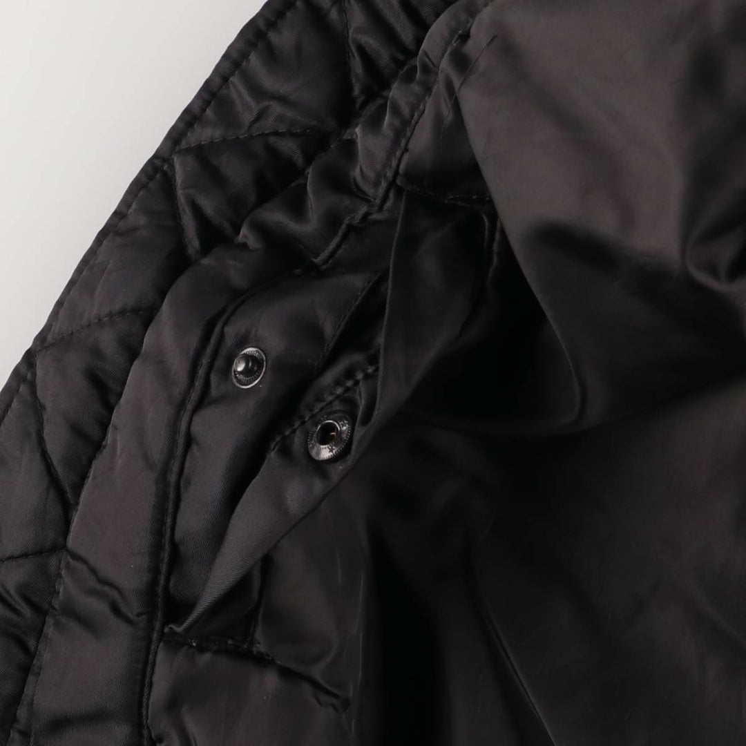 Civilian TOP GUN B-15 Type Padded Military Flight Jacket, Men's Size XL Nylon black type Vintage Second Hand