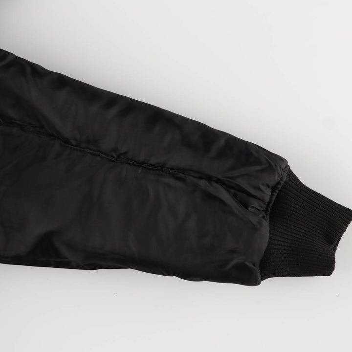 Civilian TOP GUN B-15 Type Padded Military Flight Jacket, Men's Size XL Nylon black type Vintage Second Hand