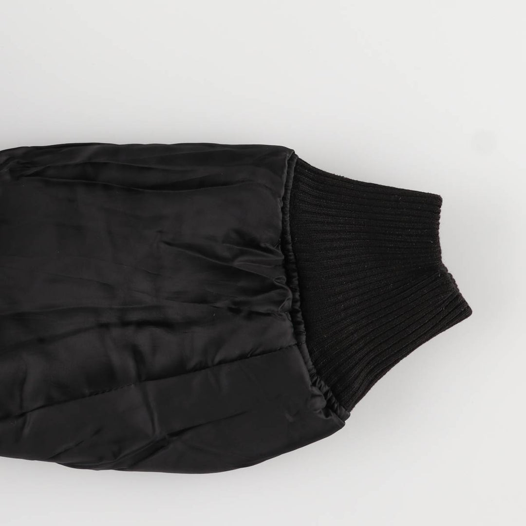 Civilian TOP GUN B-15 Type Padded Military Flight Jacket, Men's Size XL Nylon black type Vintage Second Hand