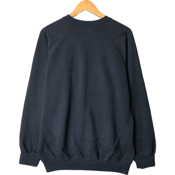 90'S HARD ROCK CAFE Advertising Sweatshirt, Men's L size, Vintage cotton navy blue type Vintage Second Hand