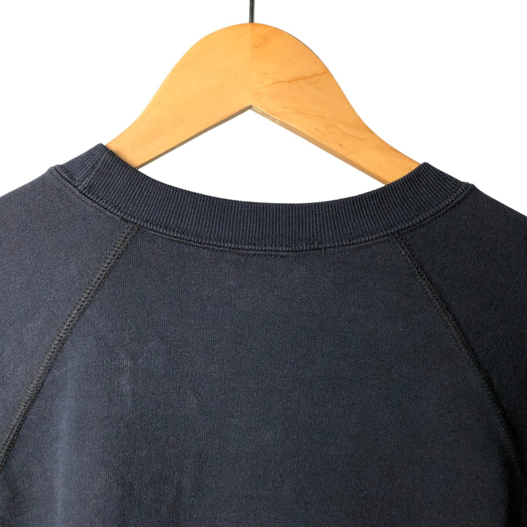 90'S HARD ROCK CAFE Advertising Sweatshirt, Men's L size, Vintage cotton navy blue type Vintage Second Hand