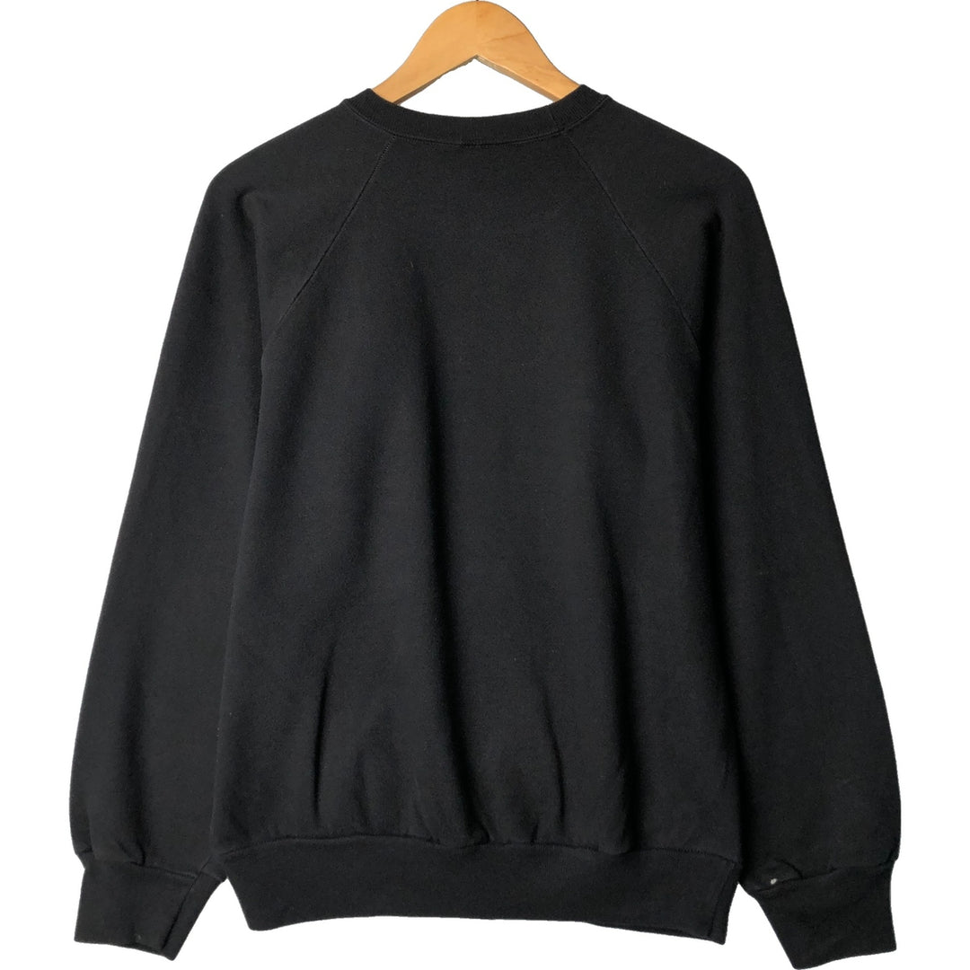 Vintage 1980'S Anvil Hard Rock Cafe Advertising Sweatshirt, Made in USA, Men's Size L polyester black type Vintage Second Hand