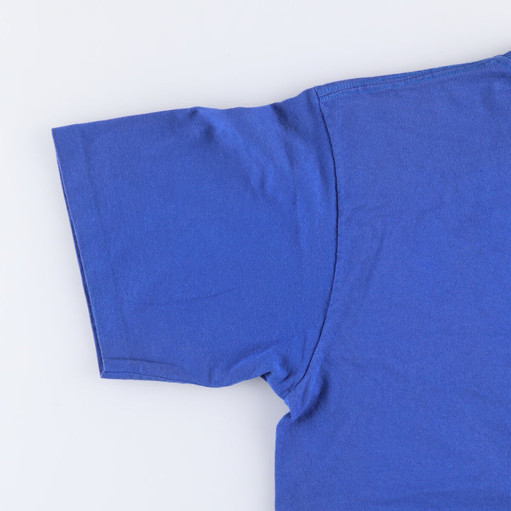 Changes SUPERMAN Superman Character Print T-Shirt Made in USA Men's XL cotton blue type Vintage Second Hand