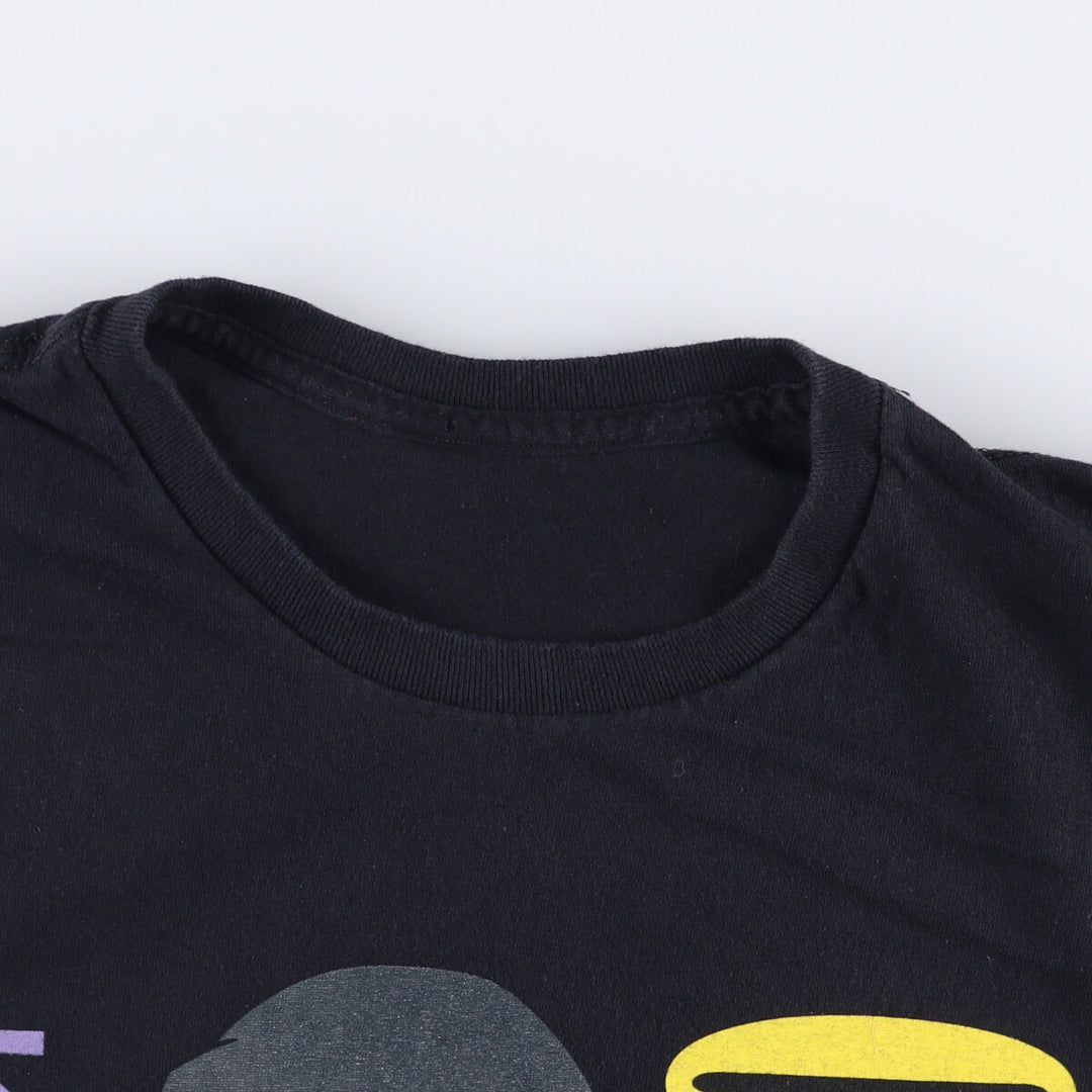 Naruto Orochimaru Anime Character Print T-Shirt, Men's Size M unclear black type Vintage Second Hand