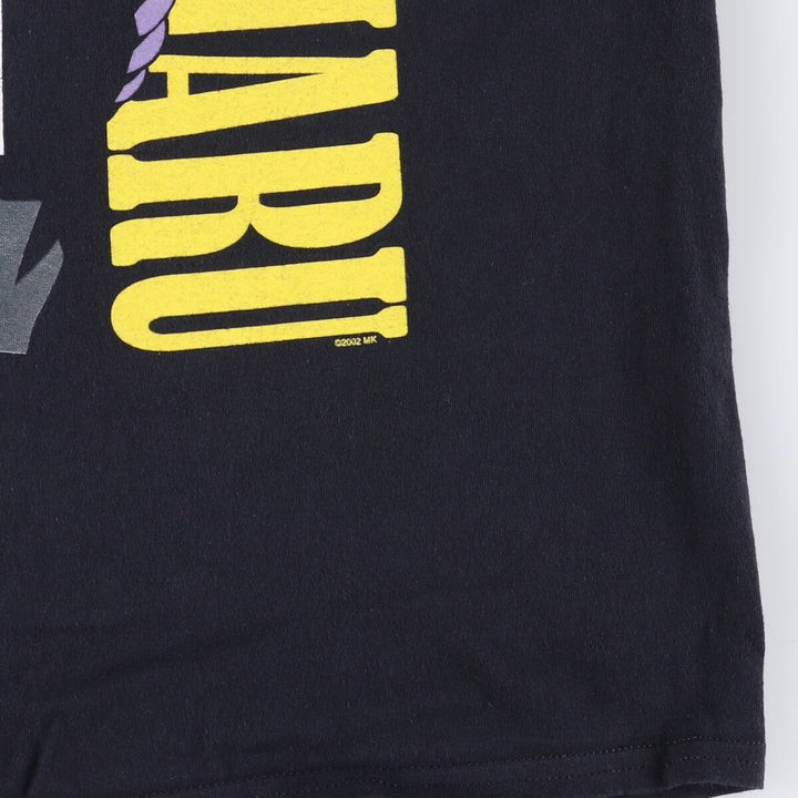 Naruto Orochimaru Anime Character Print T-Shirt, Men's Size M unclear black type Vintage Second Hand