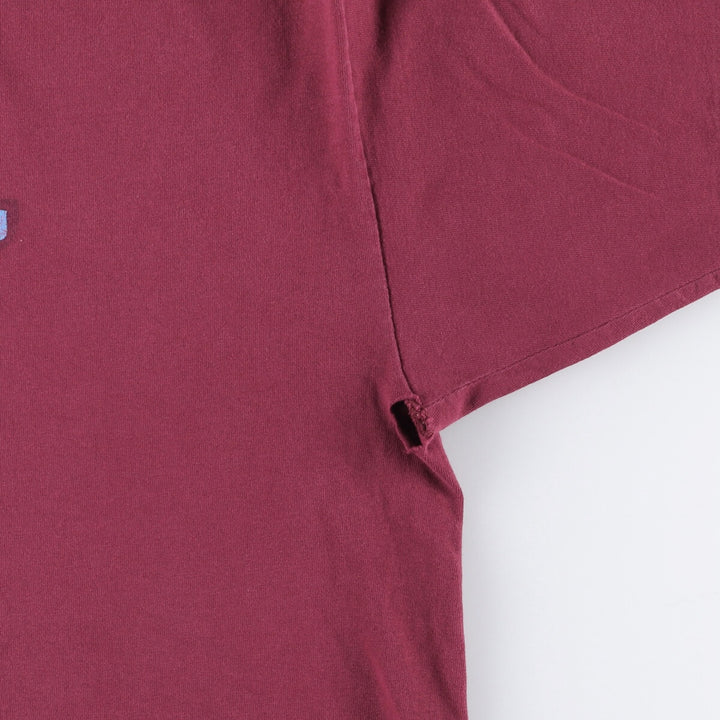 90'S Murina "The Tick" character print T-shirt, Made in USA, Men's XL, Vintage cotton burgundy type Vintage Second Hand